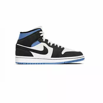 Air Jordan 1 Mid Emerges In Black And Blue