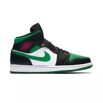 Air Jordan 1 Mid Green Toe