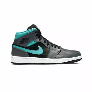 Air Jordan 1 Mid Grey Aqua