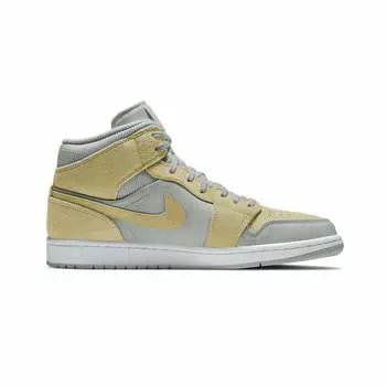 Air Jordan 1 Mid Mixed Textures Yellow