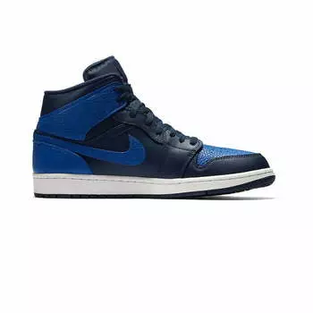 Air Jordan 1 Mid Obsidian Game Royal
