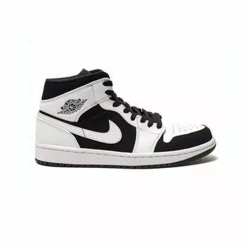 Air Jordan 1 Mid White Black