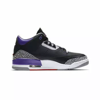 Air Jordan 3 Retro Black Court Purple