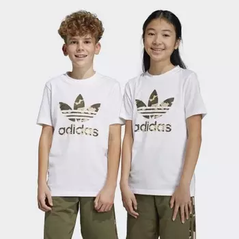 Детская футболка adidas Camo Tee (Белая)