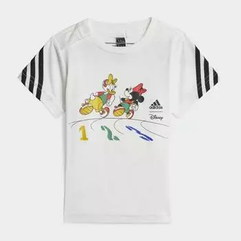 Детская футболка adidas Disney Mickey Mouse Tee (Белая)