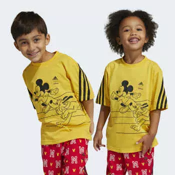 Детская футболка adidas Disney Mickey Mouse Tee (Золото)