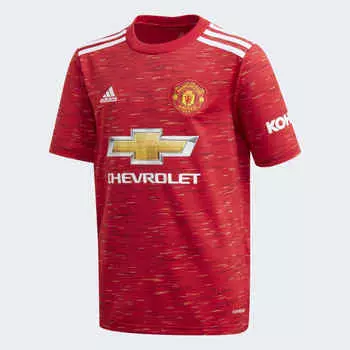Детская футболка adidas Manchester United 20/21 Home Jersey (Красная)