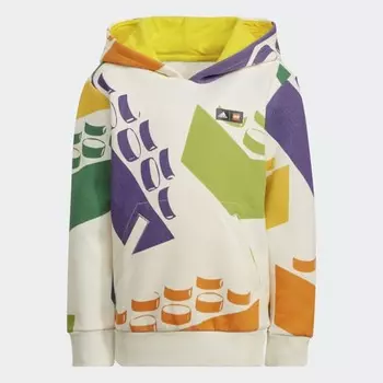 Детская толстовка adidas x Classic LEGOВ® Hoodie (Белая)