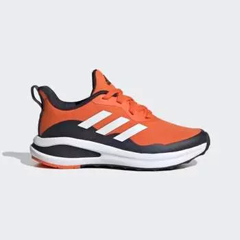 Детские кроссовки adidas Fortarun Sport Running Elastic Lace and Top Strap Shoes (Оранжевые)