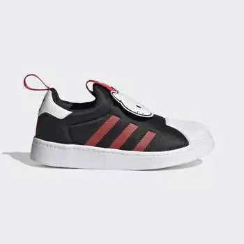 Детские кроссовки adidas Superstar 360 Shoes (Черные)