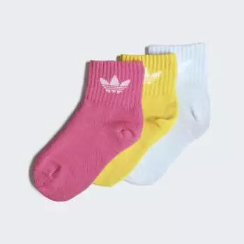 Детские носки adidas Mid-Ankle Socks 3 Pairs (Синие)