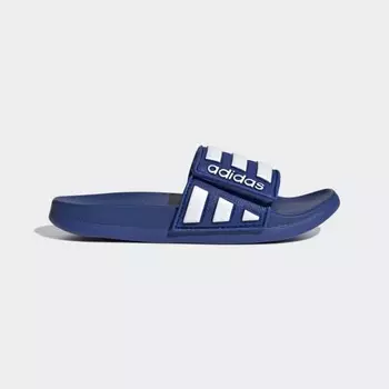 Детские шлепанцы adidas Adilette Comfort Adjustable Slides (Синие)