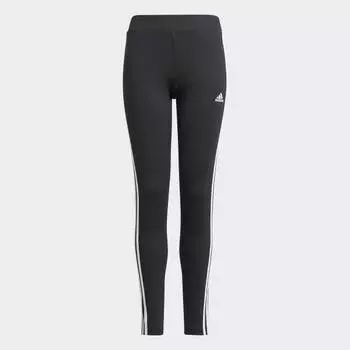 Детские тайтсы adidas Designed 2 Move 3-Stripes Tights (Черные)