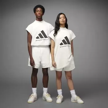Футболка adidas Basketball Sleeveless Tee (Белая)
