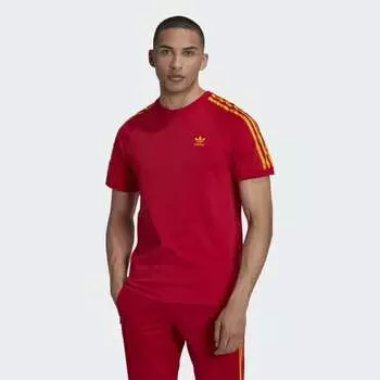 Мужская футболка adidas 3-Stripes Tee (Красная)