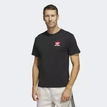 Мужская футболка adidas 3D Power Trefoil Tee (Черная)