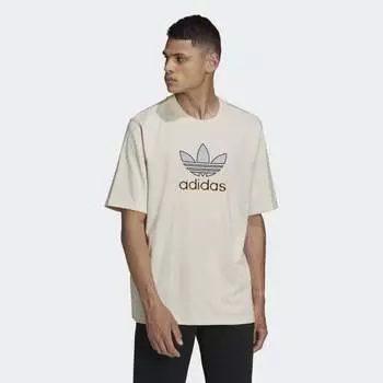 Мужская футболка adidas 4D Cush Tee (Бежевая)