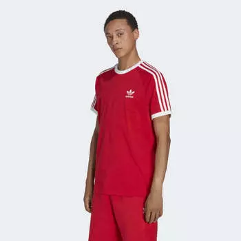 Мужская футболка adidas Adicolor Classics 3-Stripes Tee (Красная)