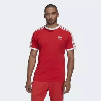 Мужская футболка adidas Adicolor Classics 3-Stripes Tee (Красная)