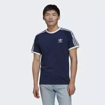 Мужская футболка adidas Adicolor Classics 3-Stripes Tee (Синяя)