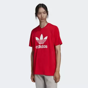 Мужская футболка adidas ADICOLOR CLASSICS TREFOIL TEE (Красная)