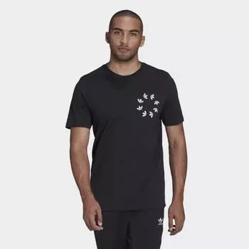 Мужская футболка adidas Adicolor Spinner Tee (Черная)
