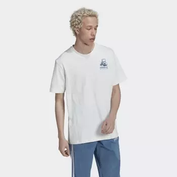 Мужская футболка adidas Adventure Winter Tee (Белая)