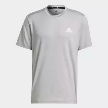 Мужская футболка adidas AEROREADY Designed to Move Sport Stretch Tee (Серая)