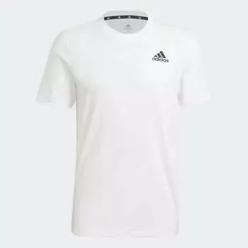 Мужская футболка adidas AEROREADY Designed to Move Sport Tee (Белая)