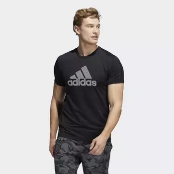 Мужская футболка adidas AEROREADY Warrior Tee (Черная)