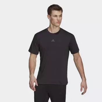 Мужская футболка adidas AEROREADY Yoga Tee (Черная)