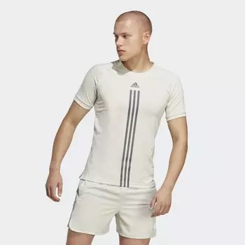 Мужская футболка adidas AlphaStrength Tee (Бежевая)