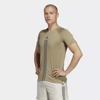 Мужская футболка adidas AlphaStrength Tee (Зеленая)