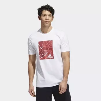 Мужская футболка adidas Basics Photo Real Graphic Tee (Белая)