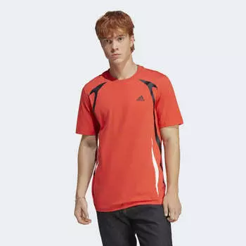 Мужская футболка adidas Colourblock Tee (Красная)