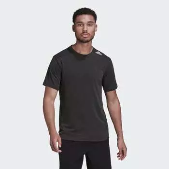 Мужская футболка adidas Designed for Training Tee (Черная)
