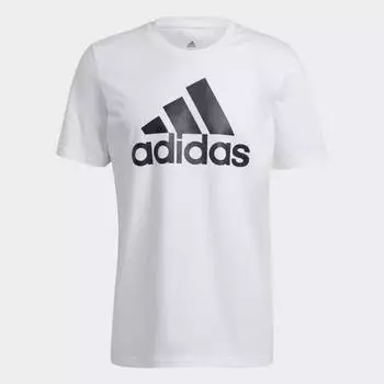 Мужская футболка adidas ESSENTIALS BIG LOGO TEE (Белая)