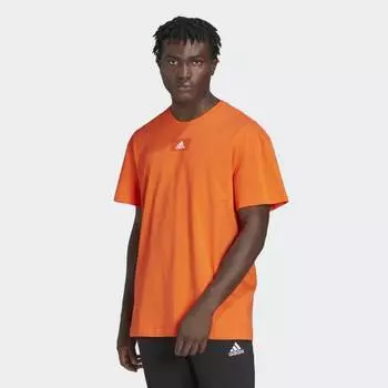 Мужская футболка adidas Essentials FeelVivid Drop Shoulder Tee (Оранжевая)