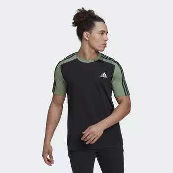 Мужская футболка adidas Essentials MГ©lange Tee (Черная)