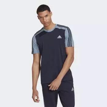 Мужская футболка adidas Essentials MГ©lange Tee (Синяя)