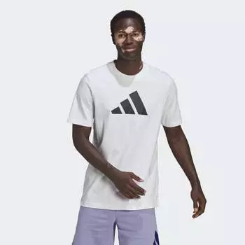 Мужская футболка adidas Future Icons Logo Tee (Белая)