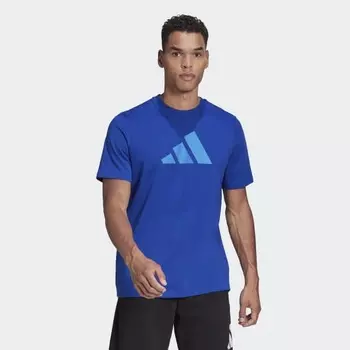 Мужская футболка adidas Future Icons Logo Tee (Синяя)