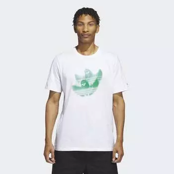 Мужская футболка adidas Graphic Shmoofoil Tee (Белая)