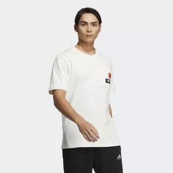 Мужская футболка adidas MH BP TEE3 (Белая)