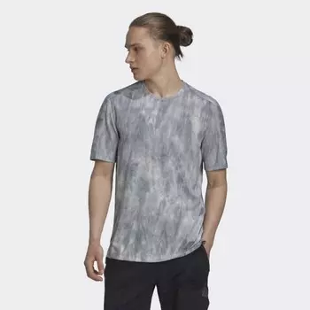 Мужская футболка adidas OVERSPRAY GRAPHIC TEE (Серая)