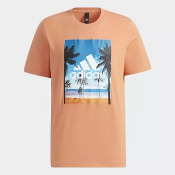 Мужская футболка adidas Photo Tee (Оранжевая)