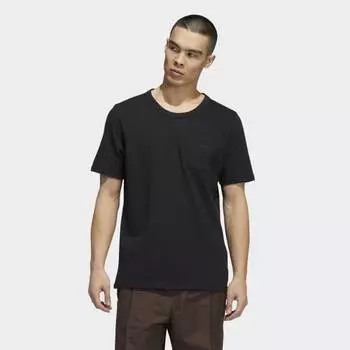 Мужская футболка adidas Shmoofoil Heavyweight Pocket Tee (Черная)
