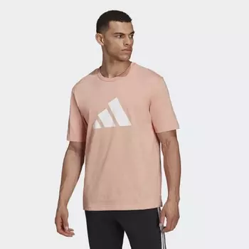 Мужская футболка adidas Sportswear Future Icons Logo Graphic Tee (Розовая)