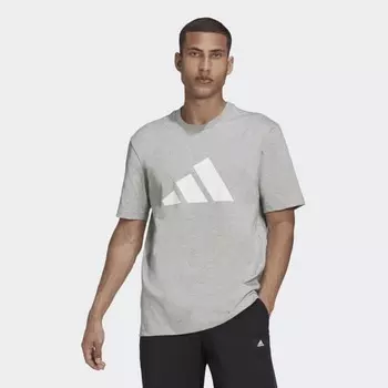 Мужская футболка adidas Sportswear Future Icons Logo Graphic Tee (Серая)