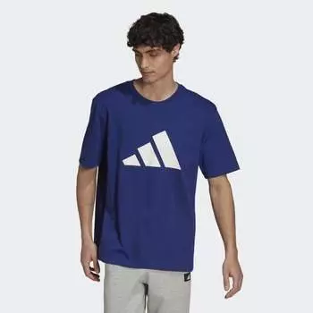 Мужская футболка adidas Sportswear Future Icons Logo Graphic Tee (Синяя)